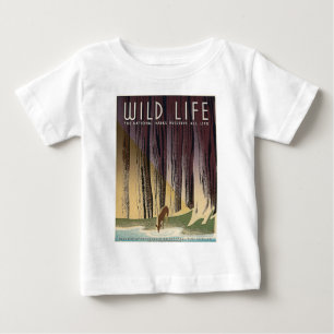 T-shirts Vida Selvagem - Os Parques Nacionais preservam tod