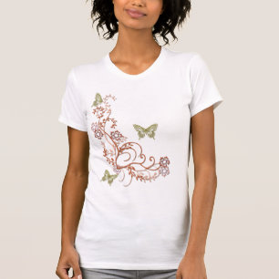 T-SHIRTS VIDEIRA DE FLORESCÊNCIA ESTILÍSTICA