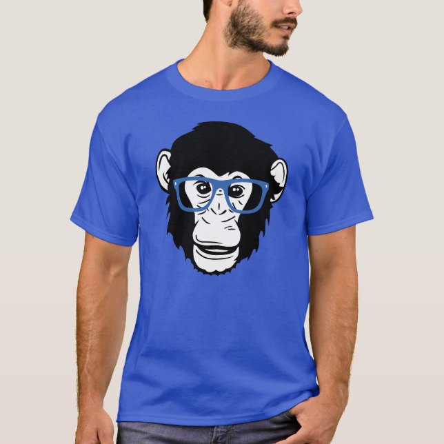T-shirts Vidros do macaco (Frente)
