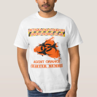 T-shirts Vietnam na laranja do clube-Agente do desportista