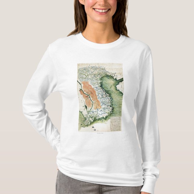 T-shirts VietnamPanoramic MapVietnam (Frente)