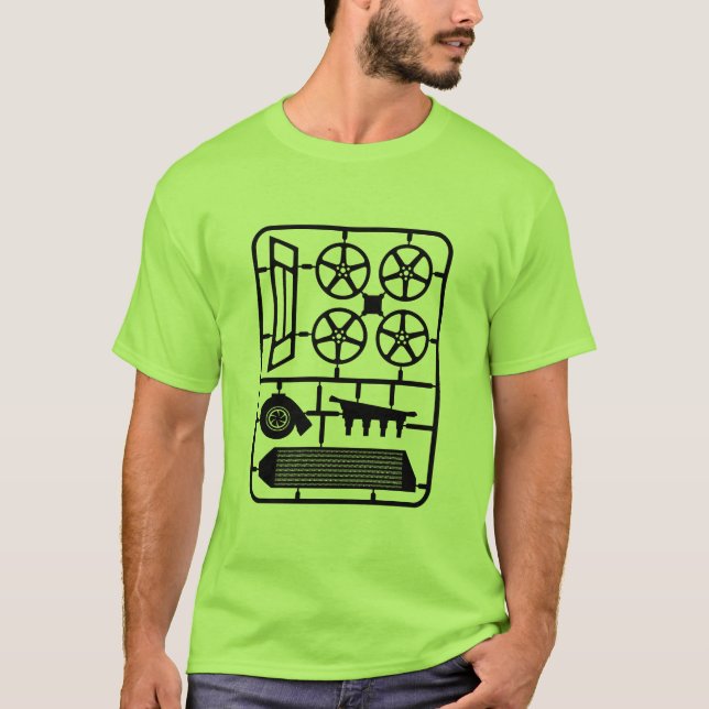 T-shirts viggen_black plástico do jogo do brinquedo (Frente)