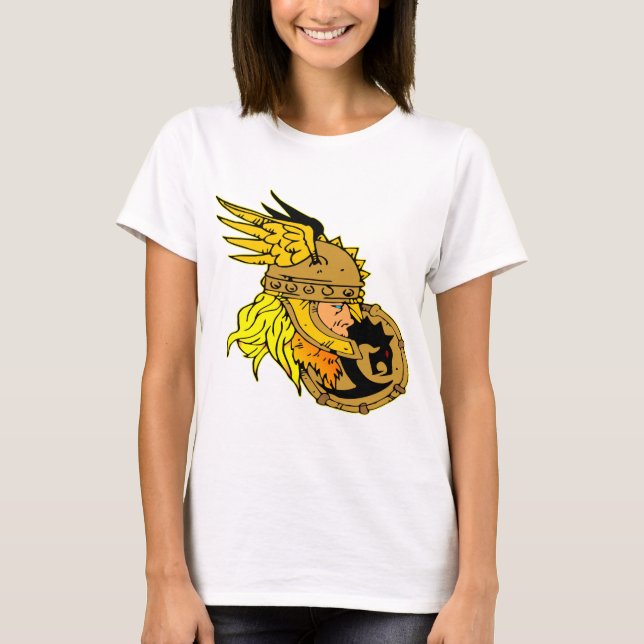 T-shirts Viking com o Thor Valhalla de Asgard Odin do (Frente)