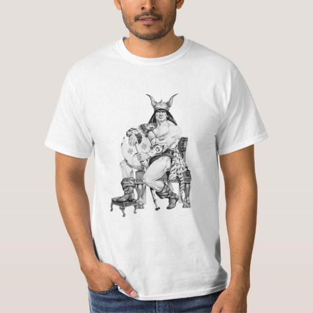 T-shirts Viking Warrior (Frente)