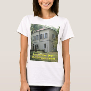 T-shirts Villa Bertramka-Mozart-Praga
