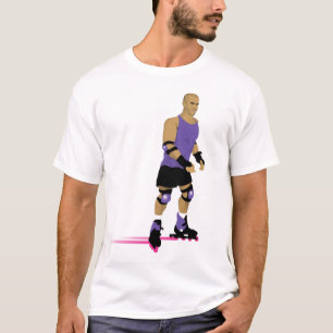 T-shirts Vin Rollerblading