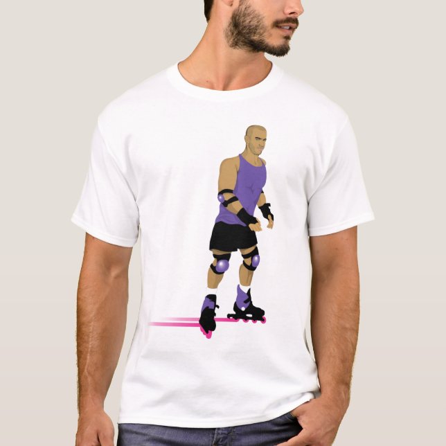 T-shirts Vin Rollerblading (Frente)