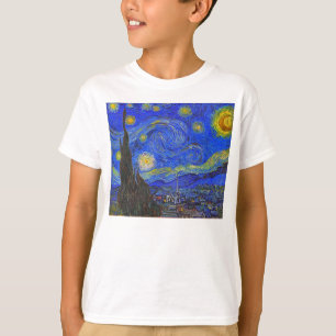 T-shirts Vincent van Gogh - a noite estrelado (1889)
