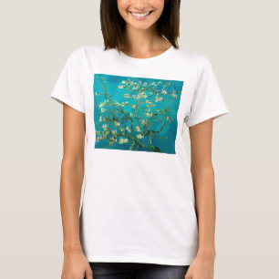 T-shirts Vincent Van Gogh Blossoming Almond Tree Arte Flora