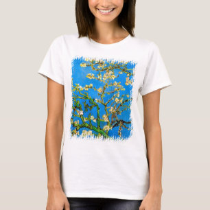 T-shirts Vincent Van Gogh - Blossoming Almond Tree Fine Art