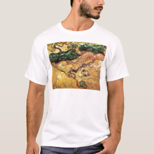 T-shirts Vincent Van Gogh - Campo com Dois Coelhos Arte Fin