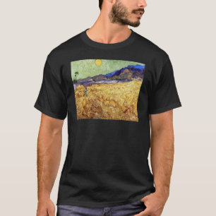 T-shirts Vincent Van Gogh - Campo De Trigo Com Caça E Sol