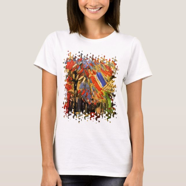 T-shirts Vincent Van Gogh - Celebração de 14 de Julho (Frente)