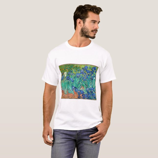 T-shirts VINCENT VAN GOGH - íris 1889 (Frente Completa)