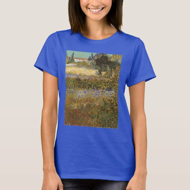 T-shirts Vincent van Gogh - Jardim de Flores (Frente)