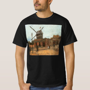 T-shirts Vincent van Gogh - Moulin de la Galette, Moinho de
