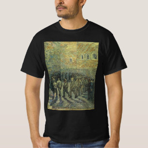 T-shirts Vincent van Gogh - Prisioneiros Exercitando-se