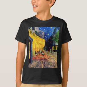 T-shirts Vincent Van Gogh - Terraço do Café à Noite Arte Fi