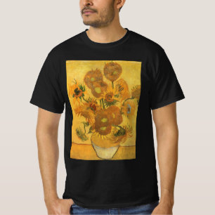 T-shirts Vincent van Gogh - Vase com Quinze Girassóis