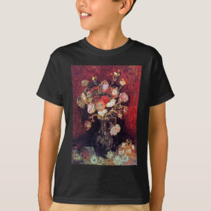 T-shirts Vincent Van Gogh - Vaso Com Ásteres E Flox
