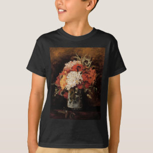 T-shirts Vincent Van Gogh - Vaso Com Cravos - Arte Fina