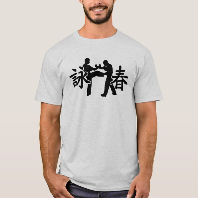 T-shirts Ving Tsun Fight dark (Frente)