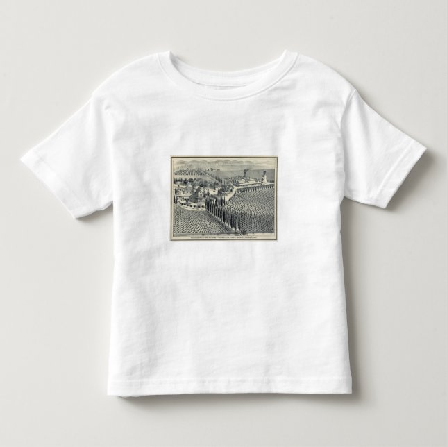 T-shirts Vinhedo de Eggers, Fresno (Frente)