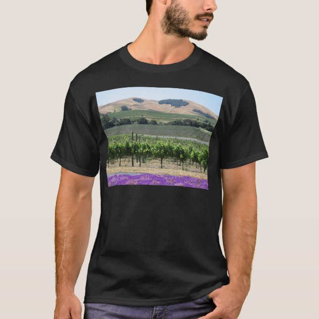 T-shirts Vinhedo de Napa Valley (Frente)