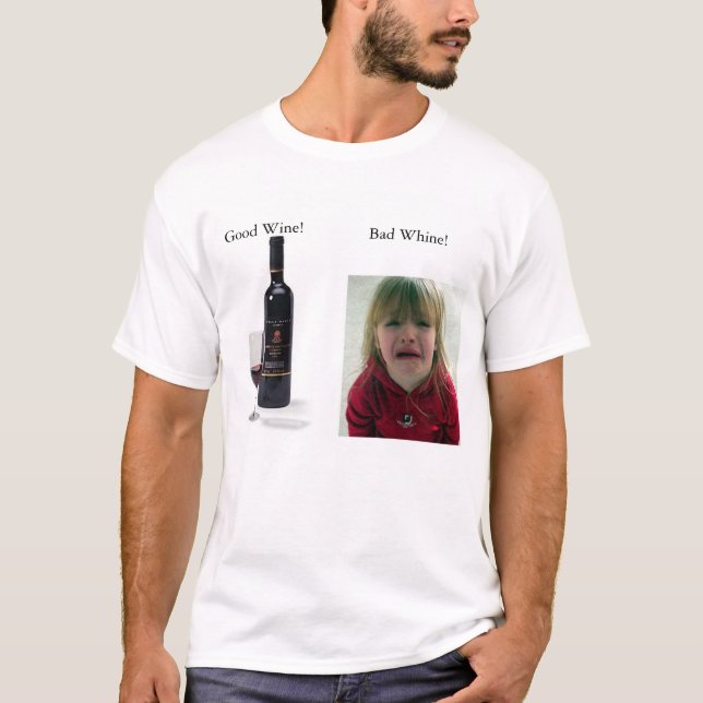 T-shirts Vinho contra a lamentação (Frente)