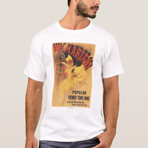 T-shirts Vinho de derramamento da menina de dança de Vin