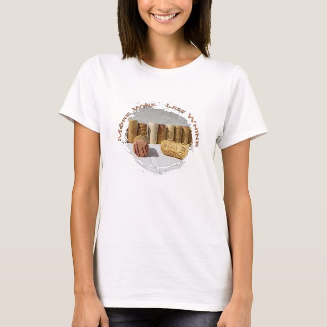 T-shirts Vinho excelente Amadurece T-Shirt! (Frente)