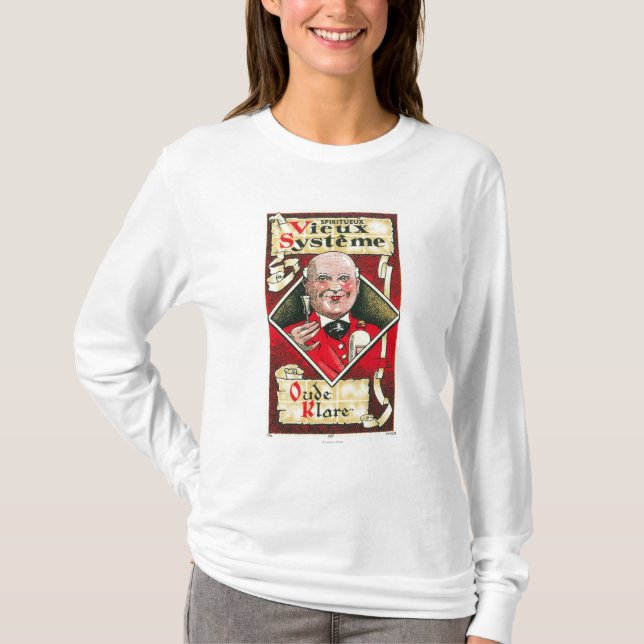 T-shirts Vinho LabelEurope de Vieux Systeme (Frente)