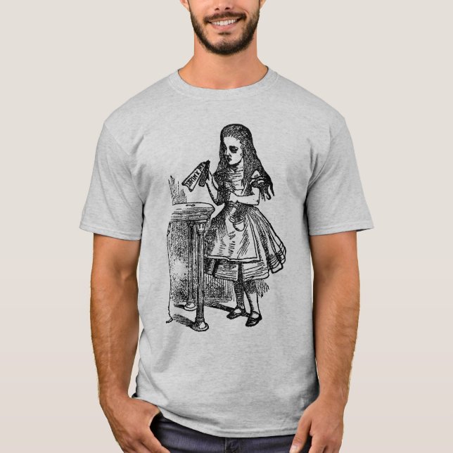 T-shirts Vintage Alice Me Beba (Frente)