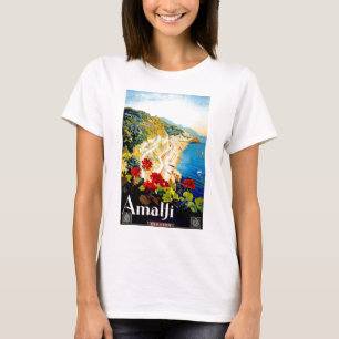 T-shirts Vintage Amalfi Itália Europe Viagem