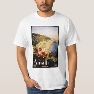 T-shirts Vintage Amalfi Itália vestuário