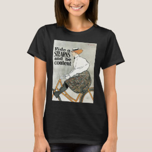 T-shirts Vintage Art Nouveau, Ride a Sterns Bicicletes Bike
