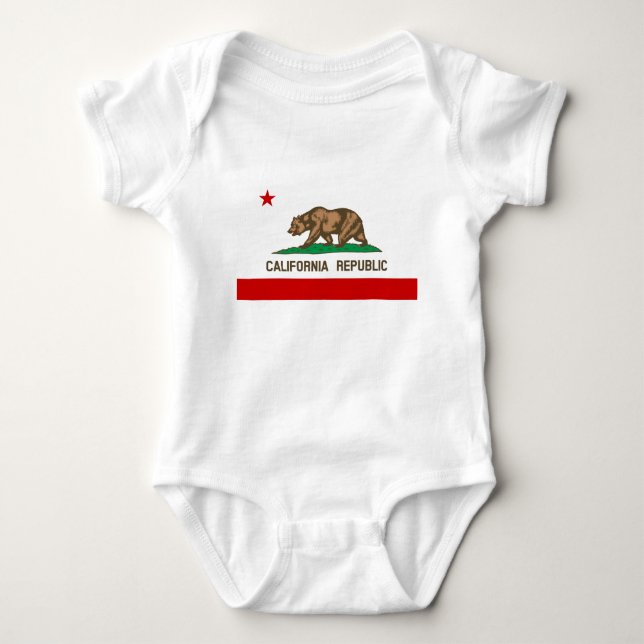 T-shirts Vintage California State Flag (Frente)