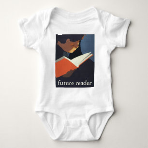 T-shirts Vintage Child Lendo um Livro da Biblioteca