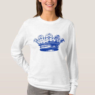T-shirts Vintage Crown - Marinho