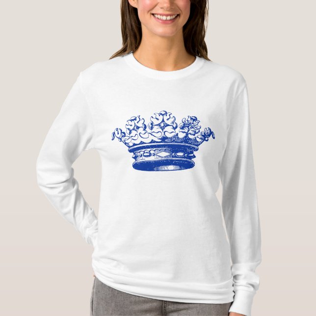 T-shirts Vintage Crown - Marinho (Frente)