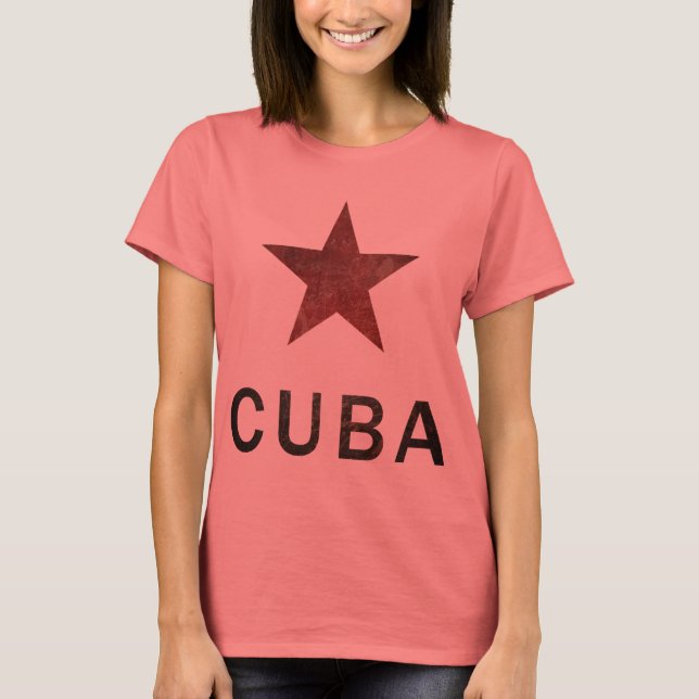 T-shirts Vintage Cuba (Frente)