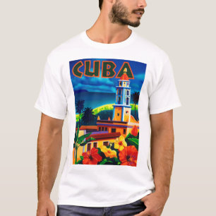 T-shirts Vintage Cuba Viagem