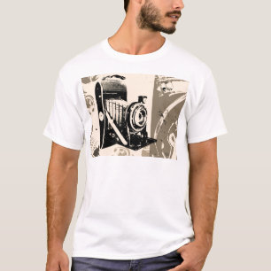 T-shirts Vintage da câmera