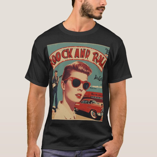 T-Shirts Vintage - Designs Eternos com Retro Fla (Frente)
