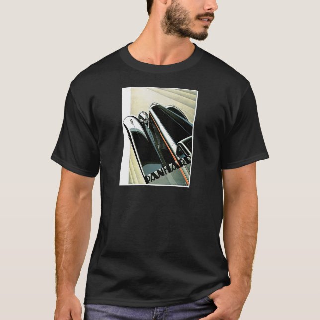 T-shirts Vintage do automóvel de Panhard (Frente)