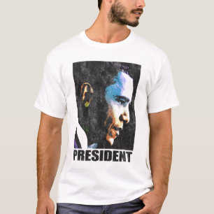T-shirts Vintage do presidente Barack Obama - personalizado