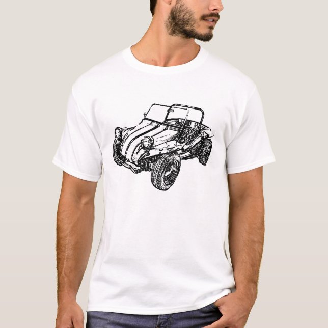 T-shirts Vintage Dune Buggy (Frente)