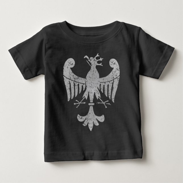 T-shirts Vintage Eagle polonês (Frente)