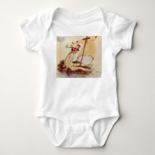 T-shirts Vintage encantador Peter Pan na jangada do ninho