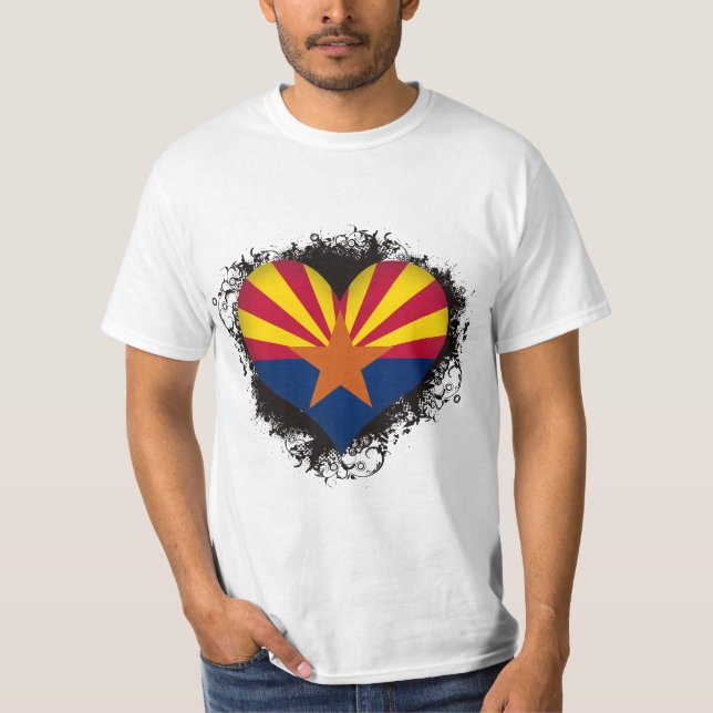 T-shirts Vintage eu amo a arizona (Frente)